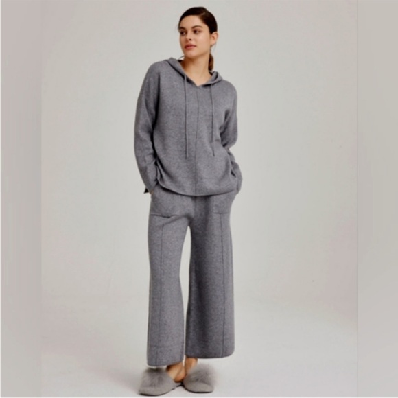 nap loungewear Sweaters - Nap Loungewear Heverly Wool Hoodie Pullover Sz S